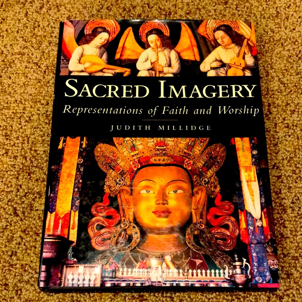 Sacred Imagery hardcover illust. waiting area coffee table book with dust jacket